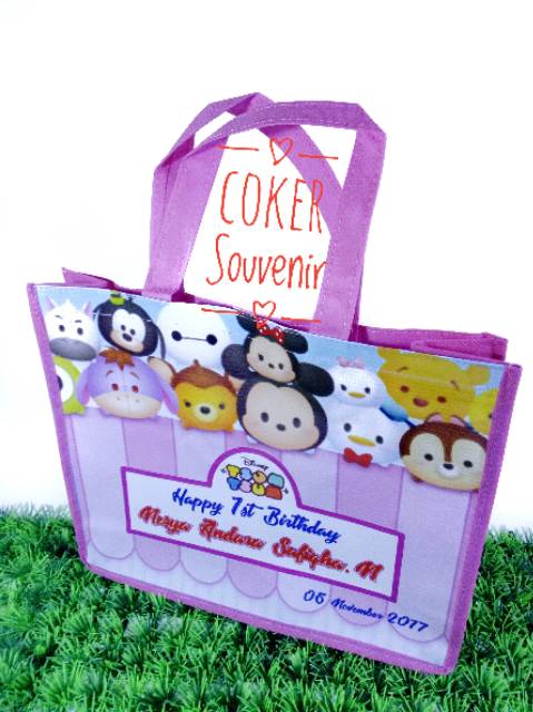 Jual Tas ultah / Goodie bag Ulang tahun anak / pesta syukuran Aqiqah tedhak sithen Suvenir Terlaris-1