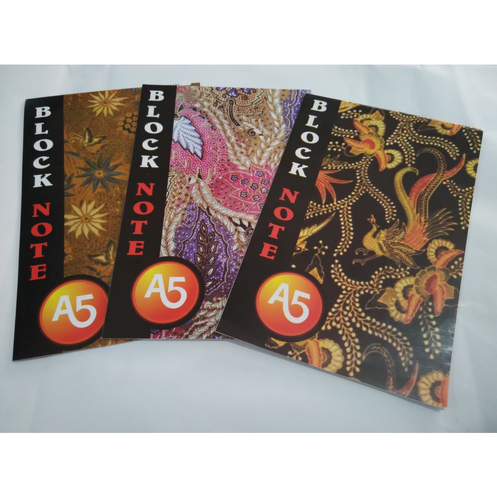 

Blok Note / Notes Batik A5 garis