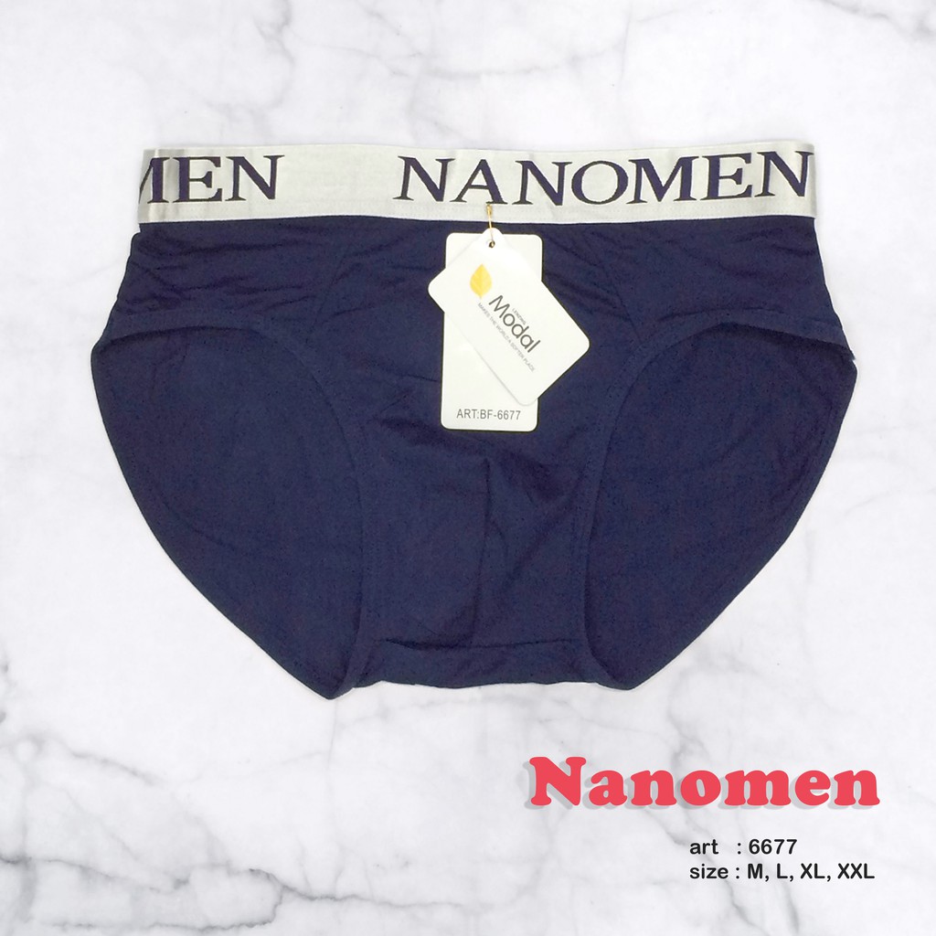 NANOMEN | Celana Dalam Pria / Celana Dalam Segi3 Pria / art NM 6677