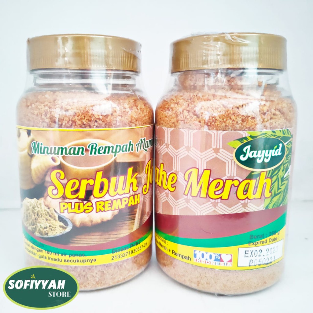 

Jahe Merah Plus Rempah Original 220gr Jayyid