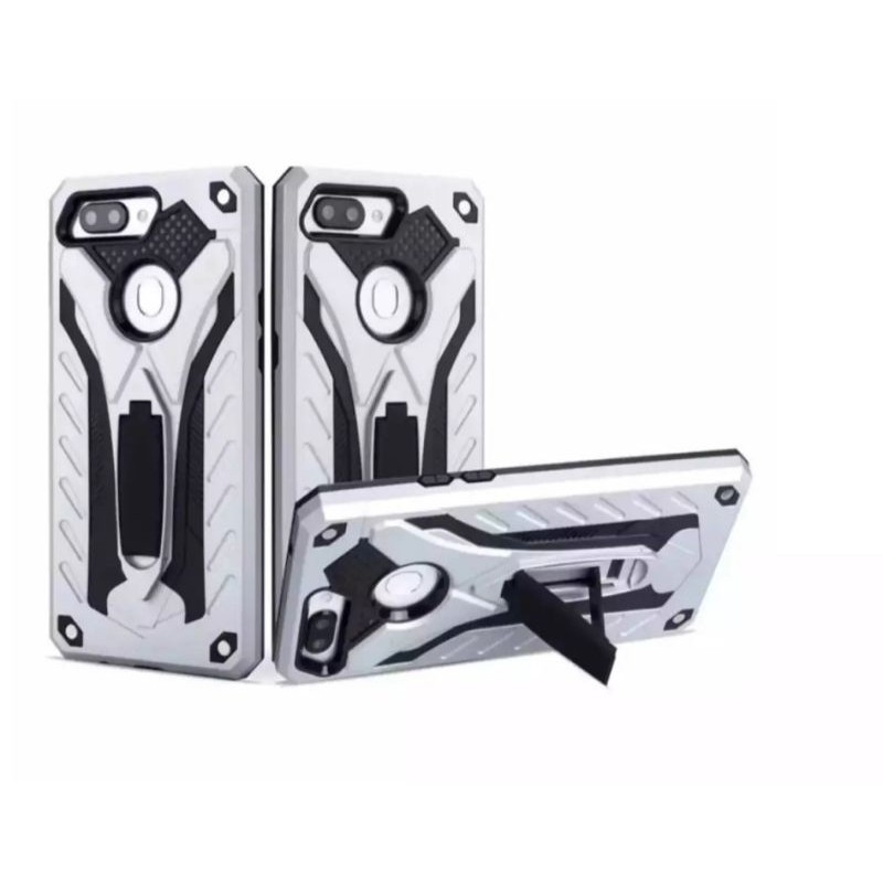 Casing Untuk OPPO A12 Kickstand Transformers Case Robot Oppo A12