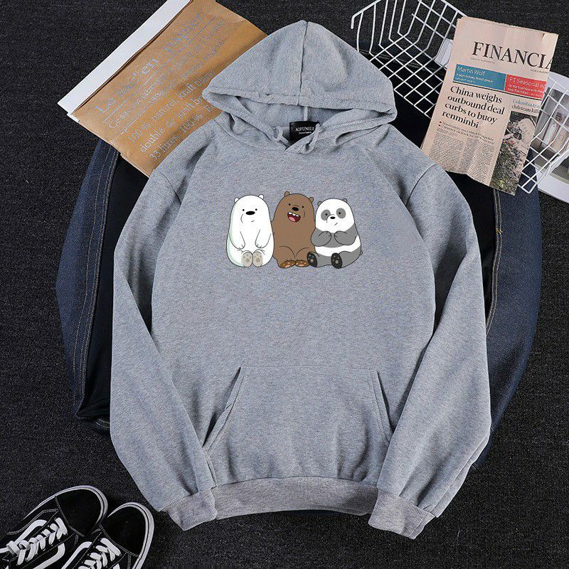 S - XXXXXXL(6XL) Hoodie We Bare BEARS Cute BIGSIZE Hoodie Ice Bear Panda Beruang OVERSIZE