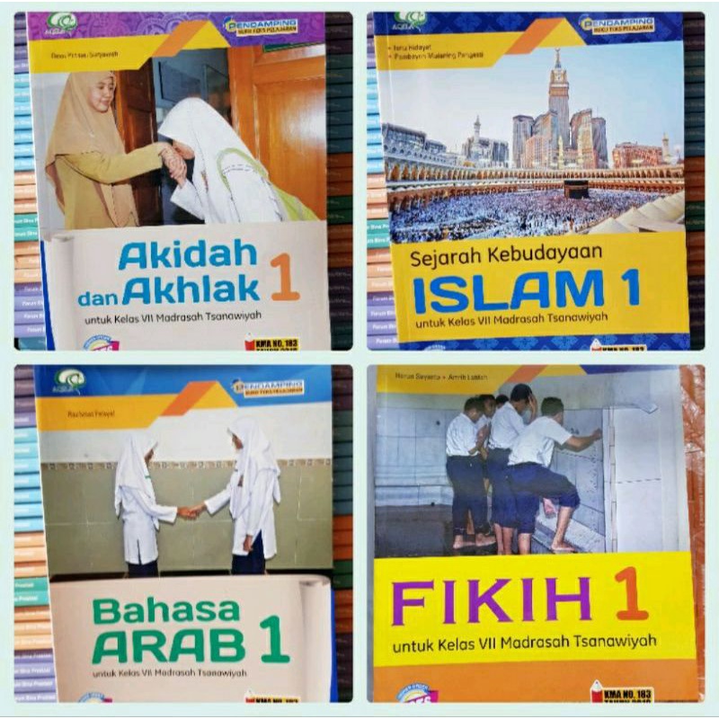 

Aqila MI kelas VII/7 Aqidah akhlak,Sejarah Kebudayaan Islam, Bahasa Arab, Fikih Revisi Tiga serangkai Kurikulum 2013