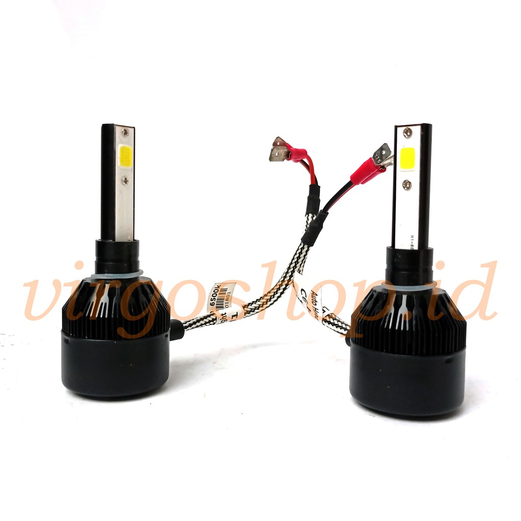 Lampu Led C6 Foglamp fog Lamp H1 Ultra Bright Sepasang Isi 2- Putih