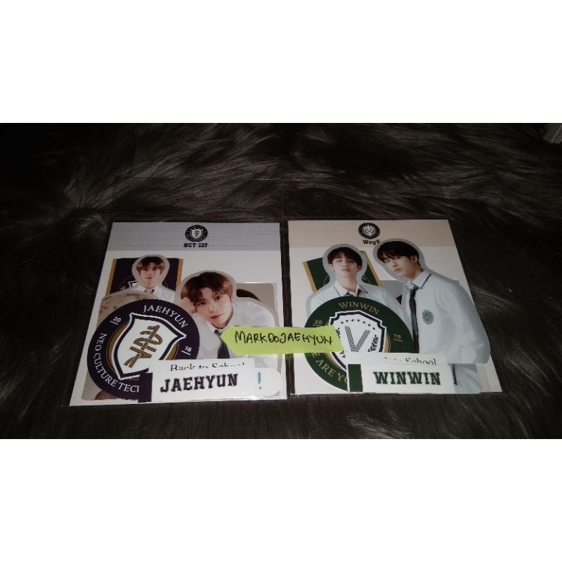 

BACK TO SCHOOL LUGGAGE STICKER JAEHYUN WINWIN SEALED