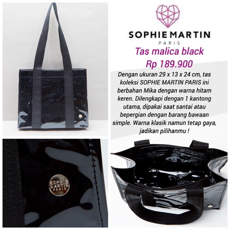 SOPHIE PARIS TOTE BAG MALICA  & TOTE PINK