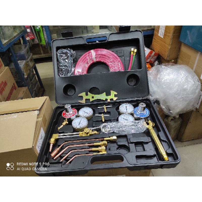 welding Cutting set oxygen acetylene stang las potong blender set OPT