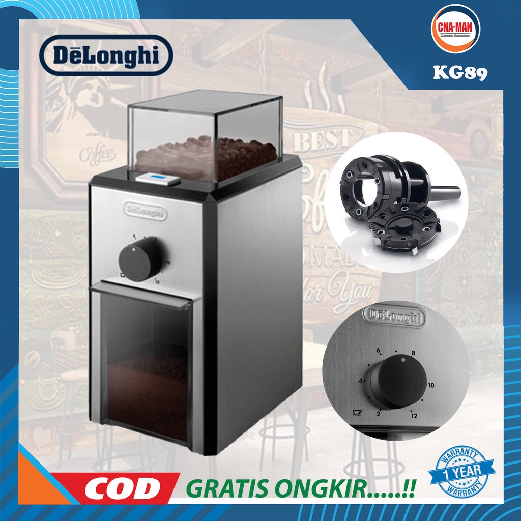 Delonghi KG89 KG 89 Coffee Grinder Gilingan Giling Kopi Electrik