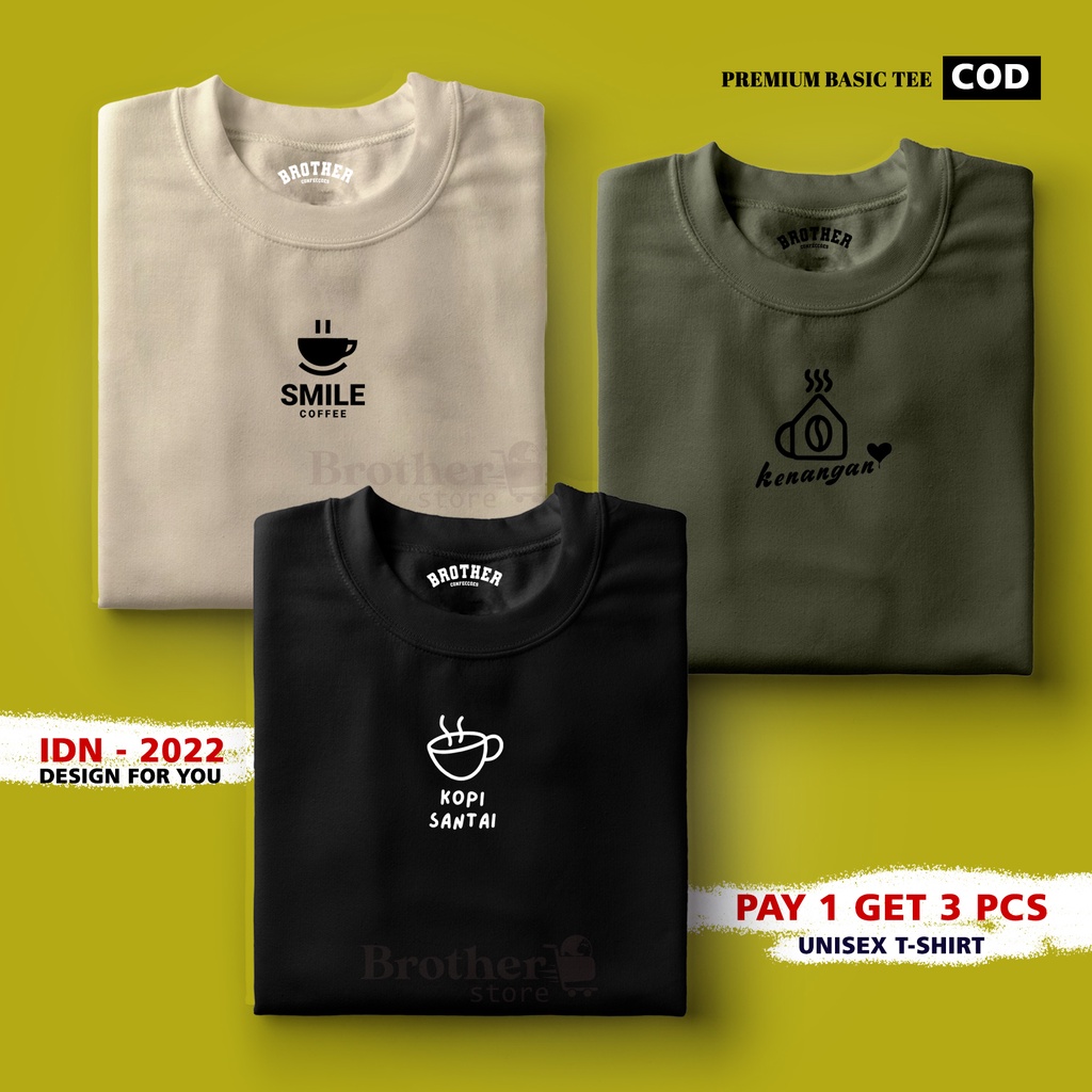 BUY 1 OR 3 PCS ( PROMO COD ) BROTHER STORE / Kaos Distro100% Catoon Combed 30s / ArticelCKKS2