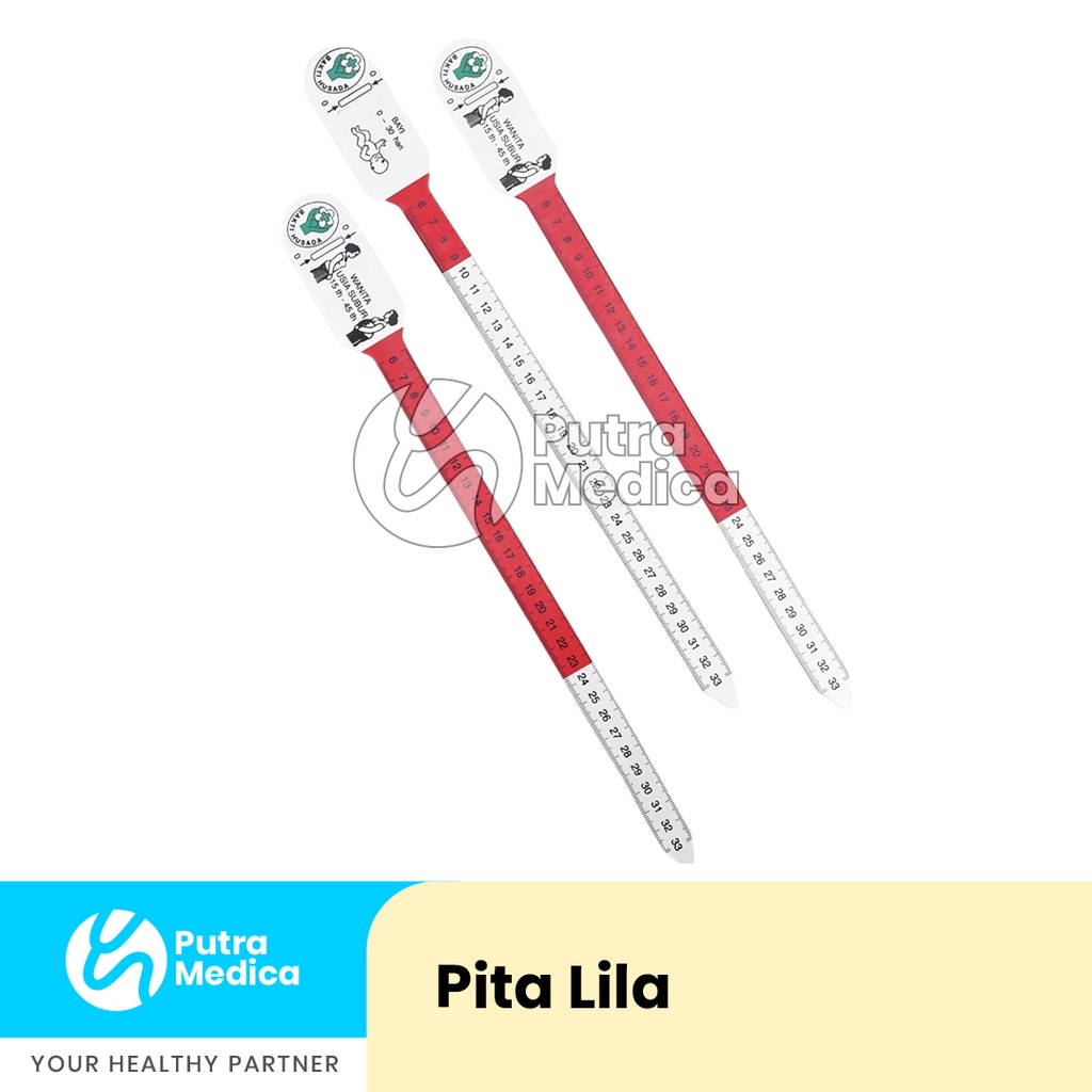 Pita LILA -  1 Pc / Pita Ukur Lingkar Lengan Atas / Meteran Lila / Pengukur Lengan Ibu Hamil