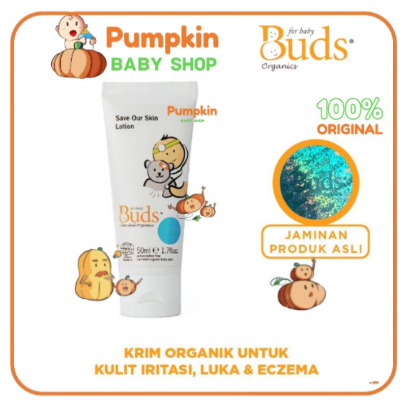 Buds Cherished Organics Save Our Skin Lotion 50ml