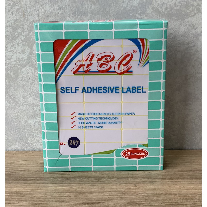 

Sticker Label ABC No. 107