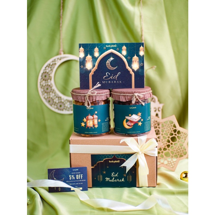 

Bf31Gf Hampers Lebaran Idul Fitri / Parcel Lebaran (Ramadhan) - Cookies 2 Jar Gdf601