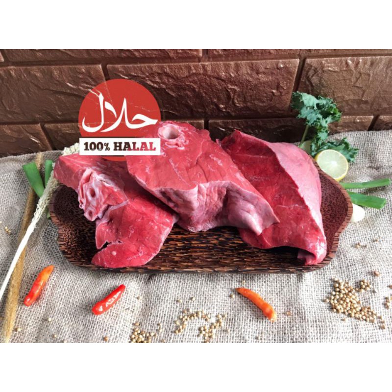 

Paru Sapi Tidak Banyak Darah 1kg Halal