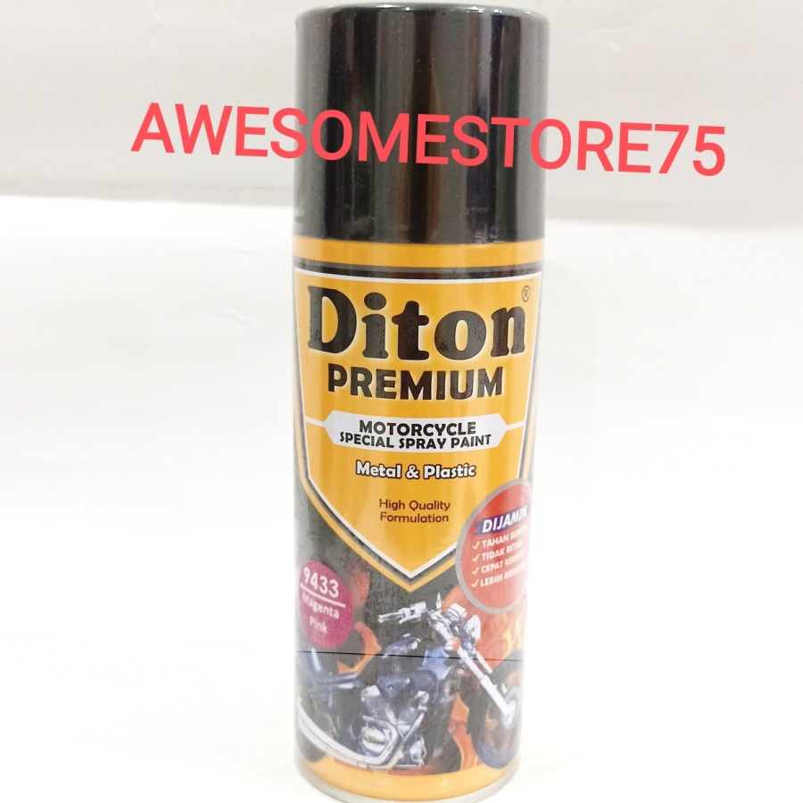 DITON PREMIUM 9433 MAGENTA PINK Merah Muda Cat Semprot Pilox Pylox