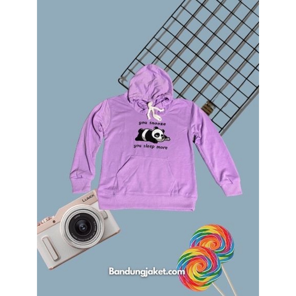 SWEATER HOODIE ANAK BERUANG TIDUR II SWEATER HOODIE ANAK YOU SNOOZE