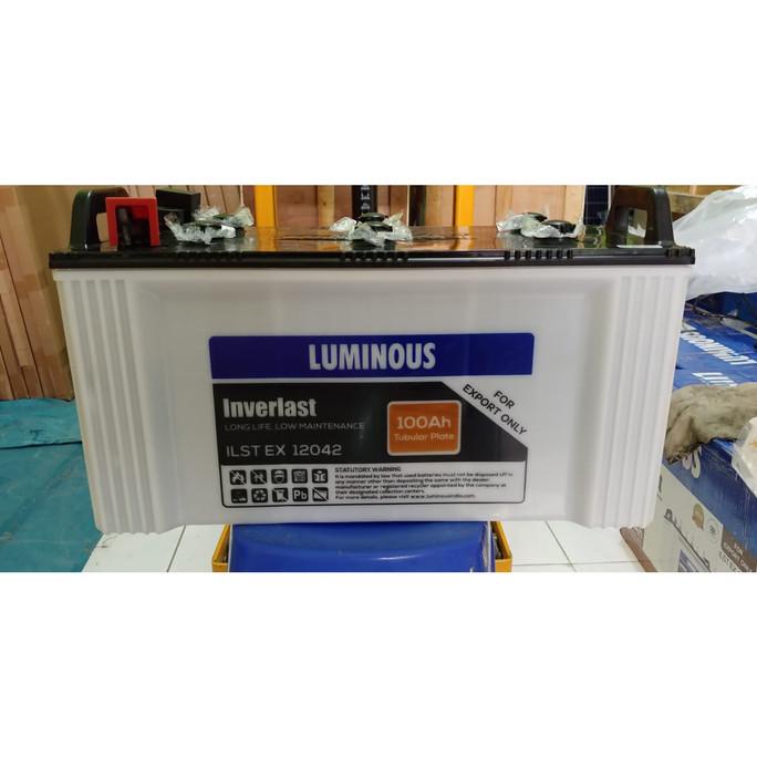 Aki Baterai Deep Cycle Luminous Tall Tubular 12v 12 V 100ah 100 Ah