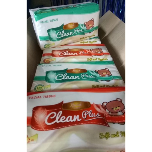 tissue clean plus 180 sheet