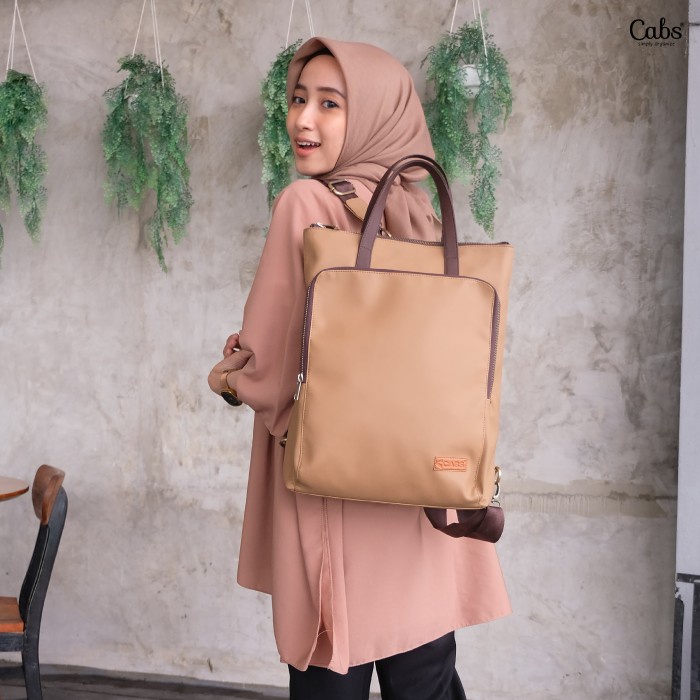 PROMO TAS WANITA Tas Ransel Wanita Type Alya Cabs Poocket Muat Laptop 14 Inch - Abu-abu TAS WANITA I