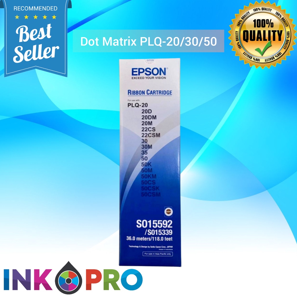 Ribbon Cartridge PLQ20 Epson - Hitam