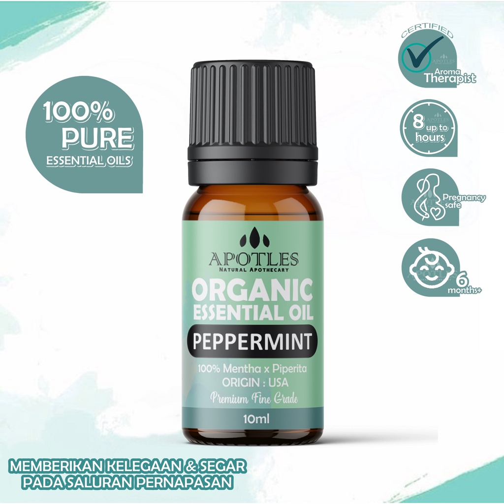 Peppermint Essential Oil - Minyak Aromaterapi Peppermint Essential Oil 10ml