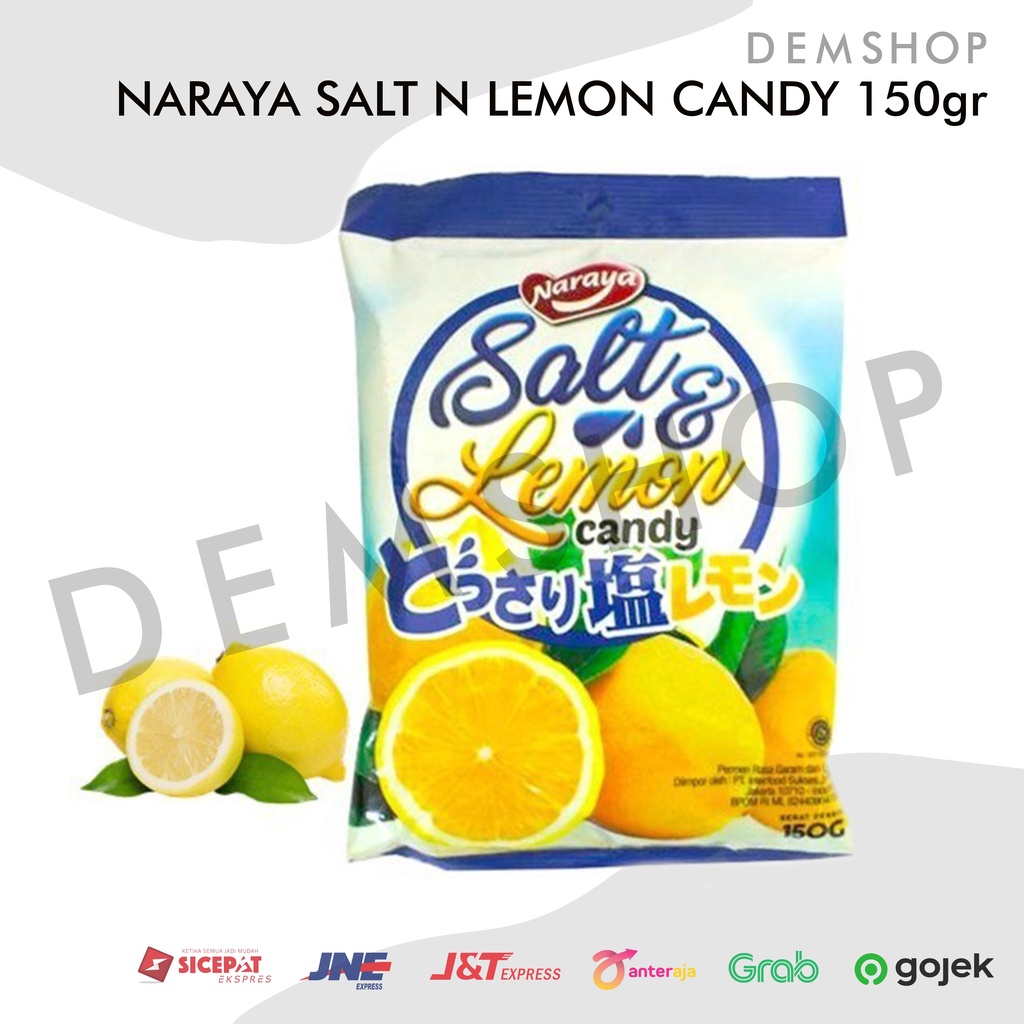 

NARAYA SALT & LEMON PERMEN 150g Candy Permen Rasa Garam Dan Lemon