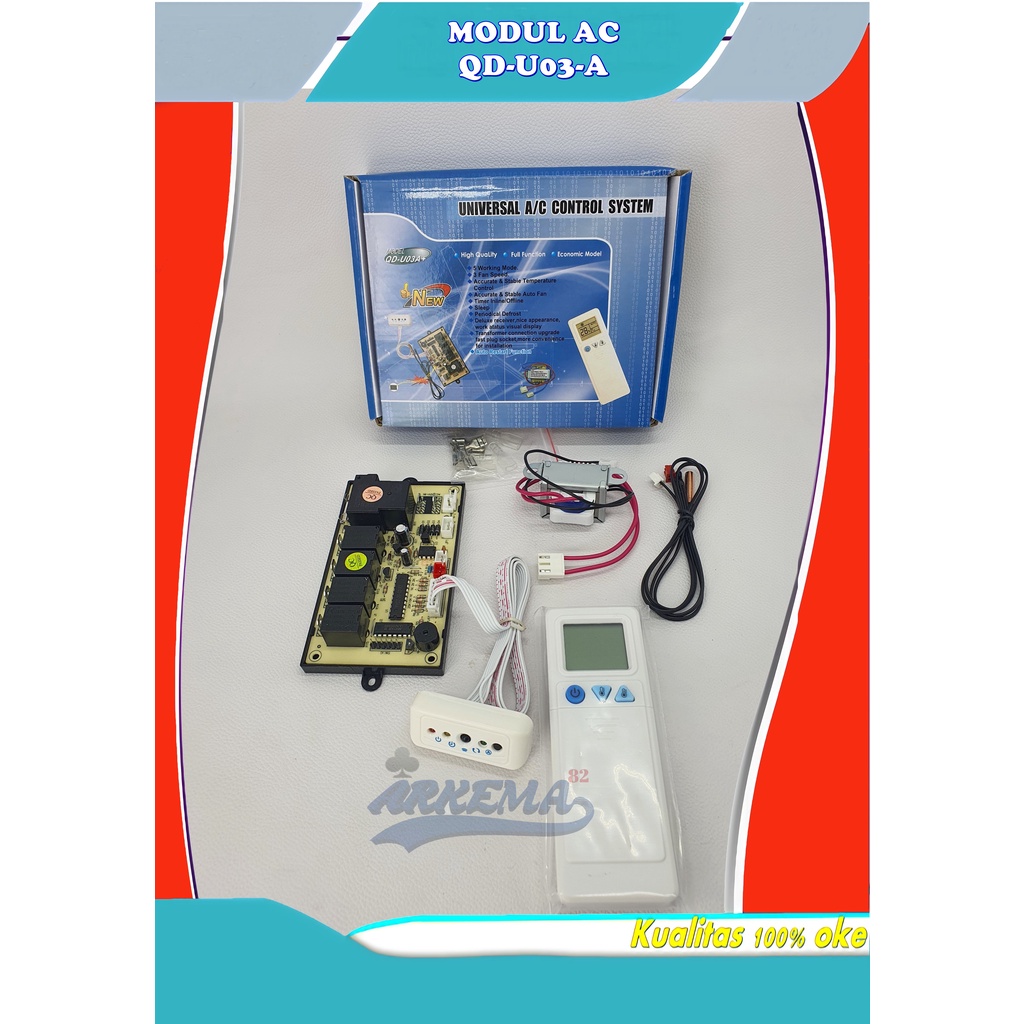 MODUL AC UNIVERSAL TYPE PCB QD-U03A+ | AC CONTROL SYSTEM | MODUL AC + PCB SET | MODUL AC MULTI