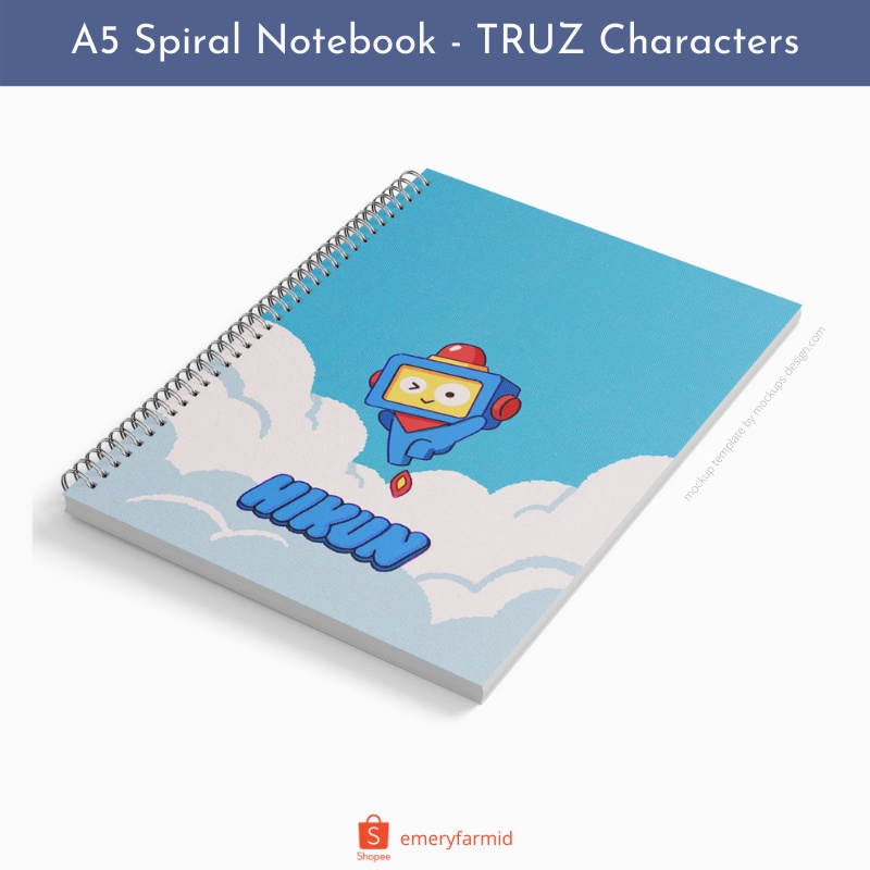 [PO] Notebook A5 TREASURE-TRUZ Characters