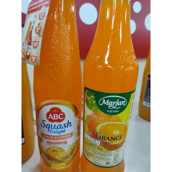 

Marjan Syrup Squash Orange/ABC Squash Orange /450 ML