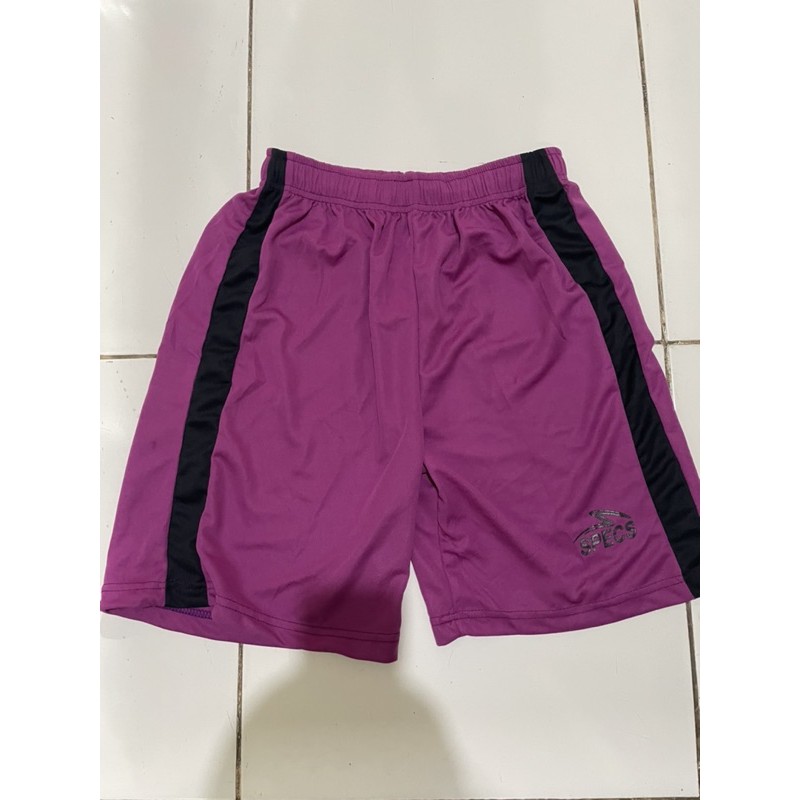 celana pendek bola specs drifit lokal
