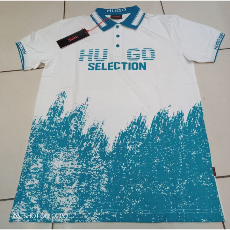 KAOS HUGO KERAH ORI / HUGO SELLECTION KAOS KERAH ORI / KAOS HUGO ORI