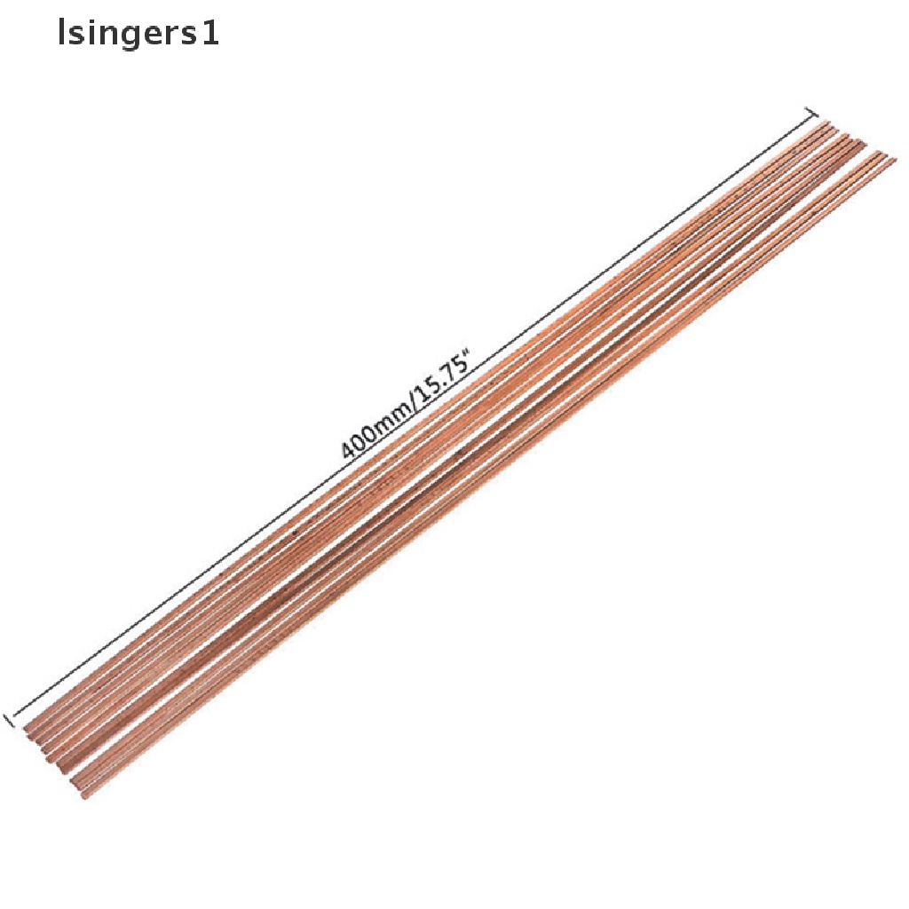 (lsingers1) 10pcs Batang Solder Suhu Rendah 3x1.3x400mm Untuk Las / Perbaikan Brazing