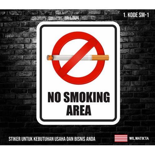 

Sticker K3 Safety Sign Warning Sign Kawasan Dilarang Merokok ( Min. 2 Pcs )