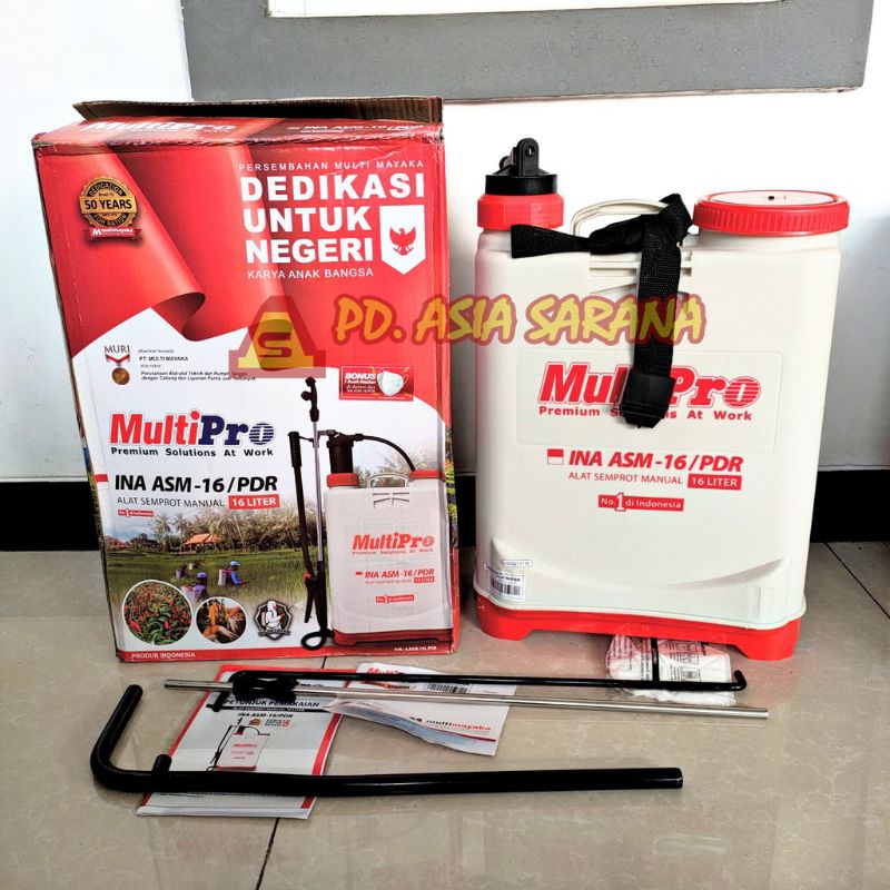 Semprotan Hama Manual 16 Liter Multipro / Sprayer Gendong 16ltr
