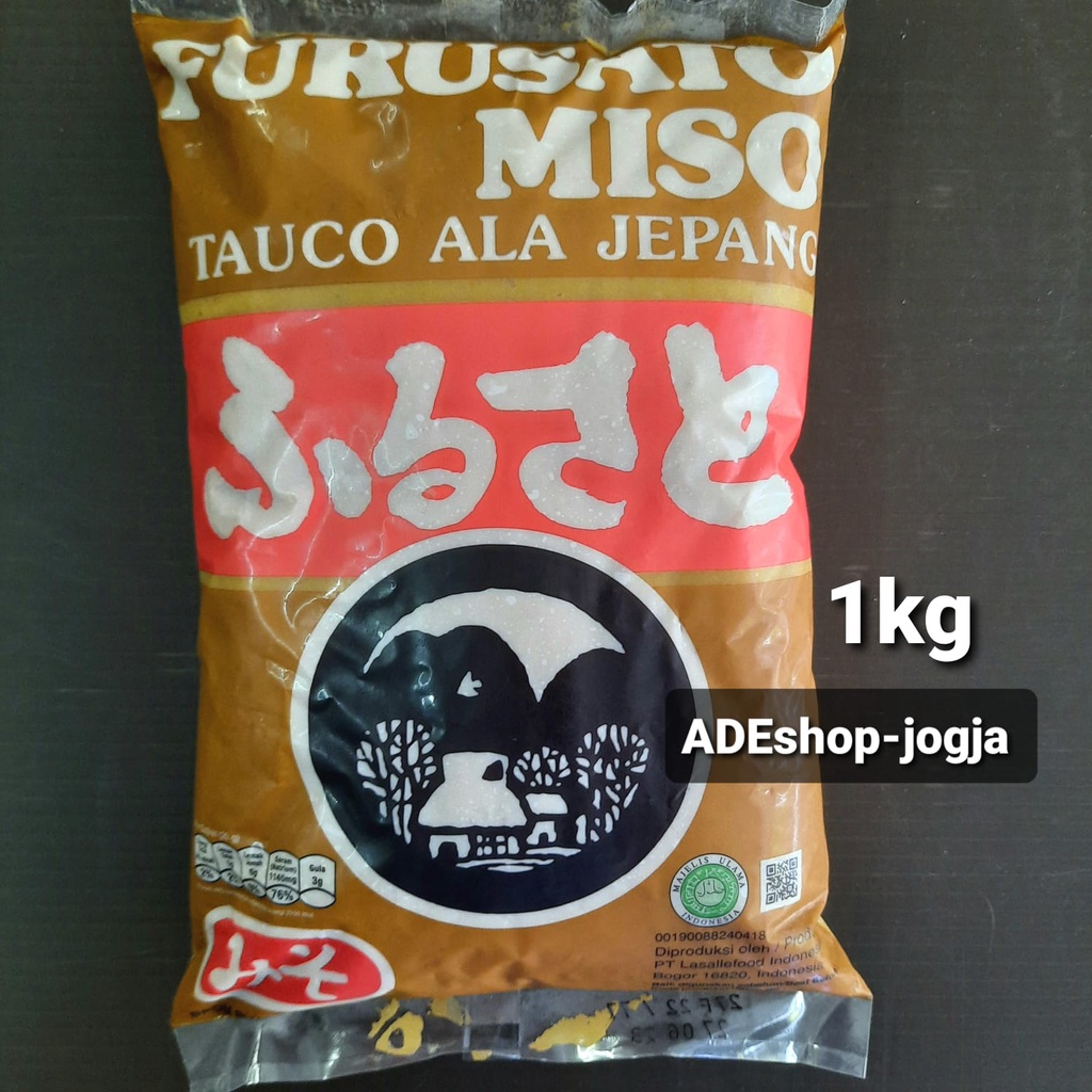 

Furusato Miso 1kg - Tauco Ala Jepang Red Merah Shiro Soup Sup Halal lokal