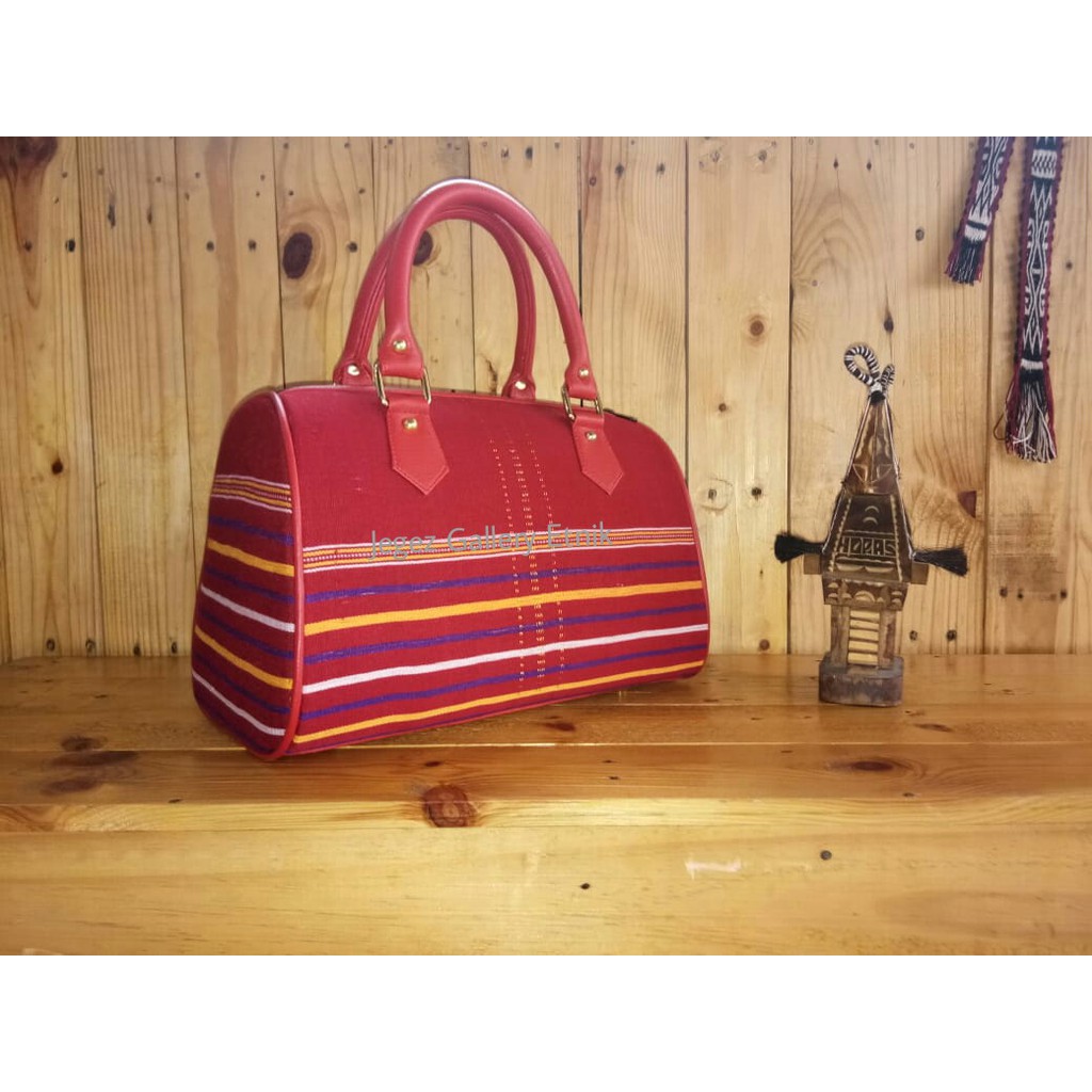 tas wanita etnik ulos karo medan