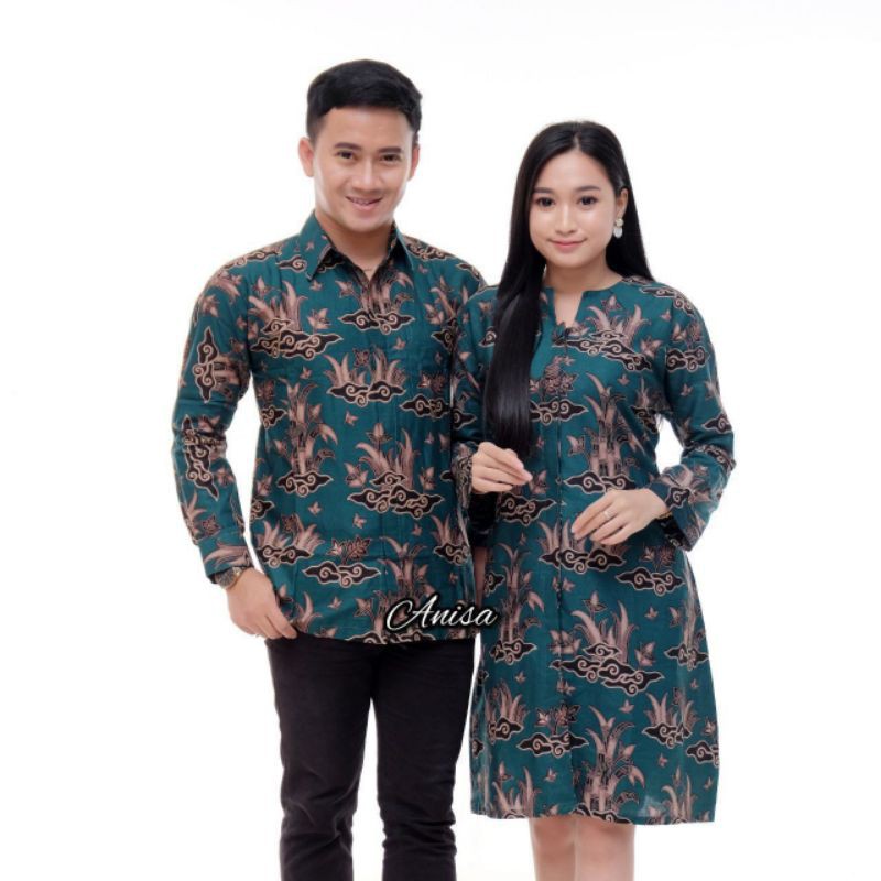 COUPLE DRESS TUNIK BATIK COUPLE KEMEJA BATIK TUNIK BATIK