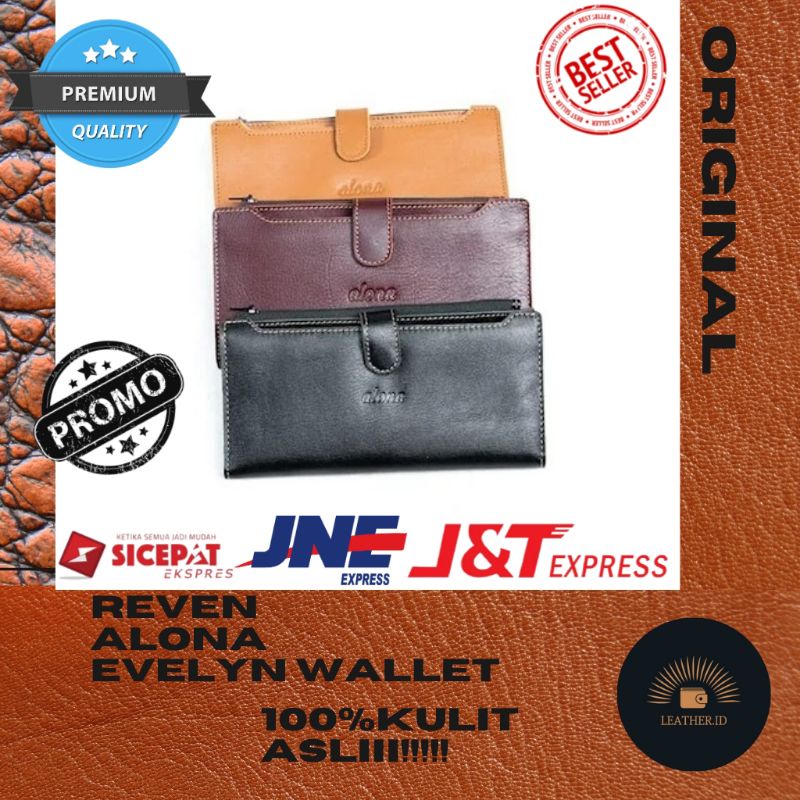 DOMPET KULIT PANJANGREVEN ALONA EVELYNORIGINALSUPER PREMIUM