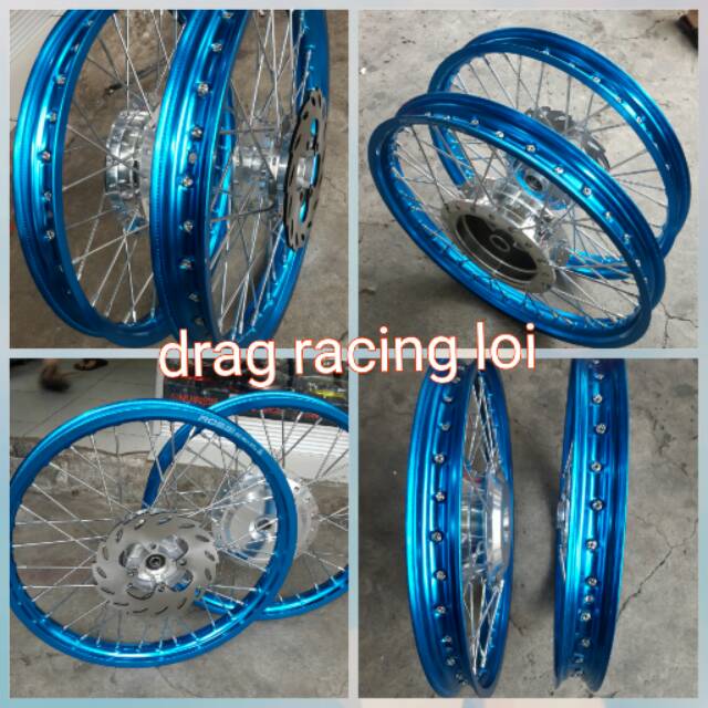 Velg jari jari tromol ring 17.paketan motor beat.scopy.vario 110. Vario 125. Vario150.