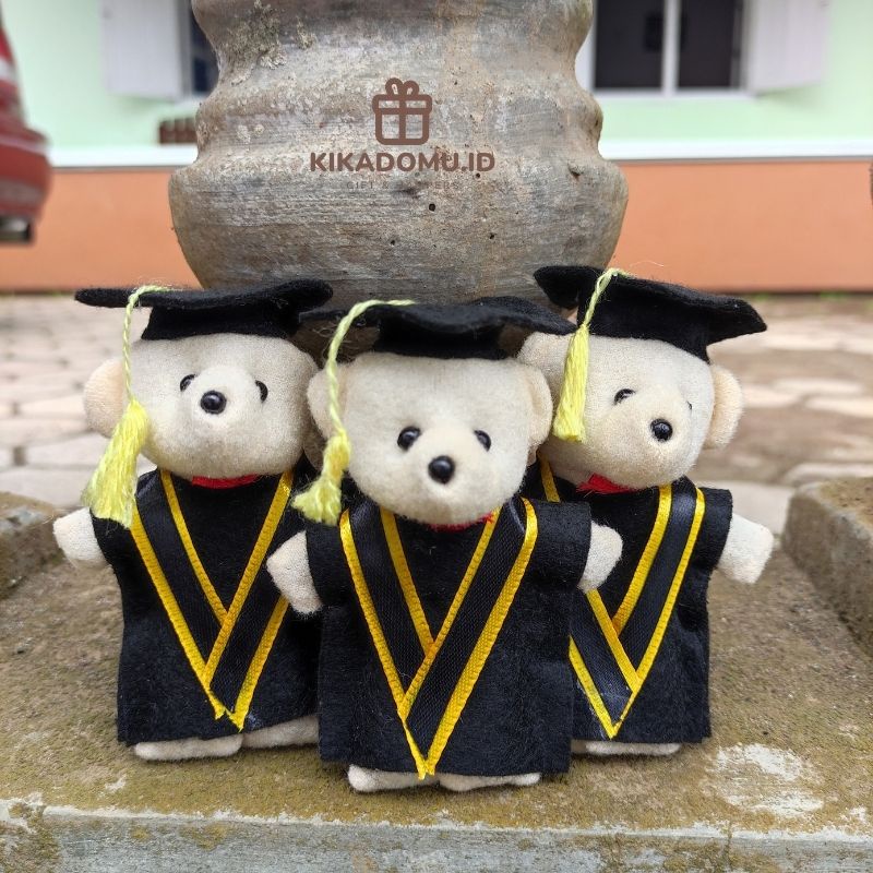 

[Ready stok] Boneka wisuda mini [min. beli 5] beruang pelengkap hampers buket graduation gift