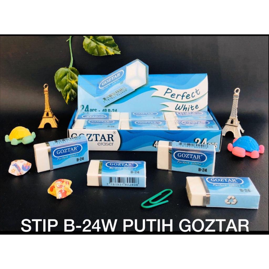 

WS99 - GOZTAR STIP / PENGHAPUS PENSIL / PENCIL ERASER BESAR WARNA PUTIH. MURAH