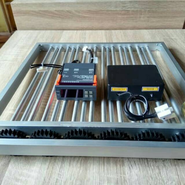 komponen paket rak mesin tetas / penetas telor  ful otomatis sistem roler