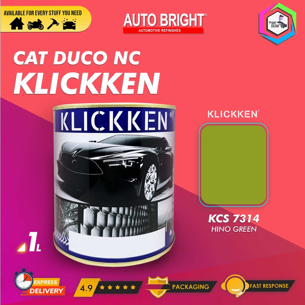 Cat Klickken Automotive Refinishes - Hino Green KCS 7314