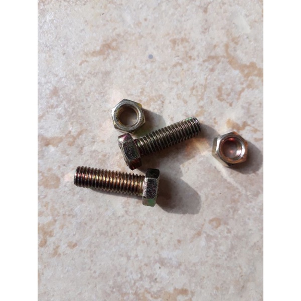 BAUT HEXAGONAL/BAUT + MUR M8 X 20