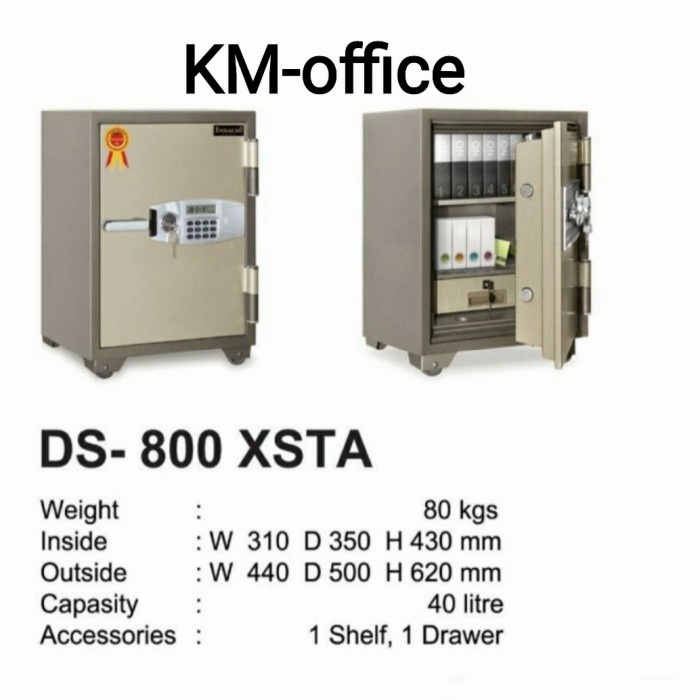 Brankas Digital Indachi Ds-800 Xsta Free Ongkir Jatadebek