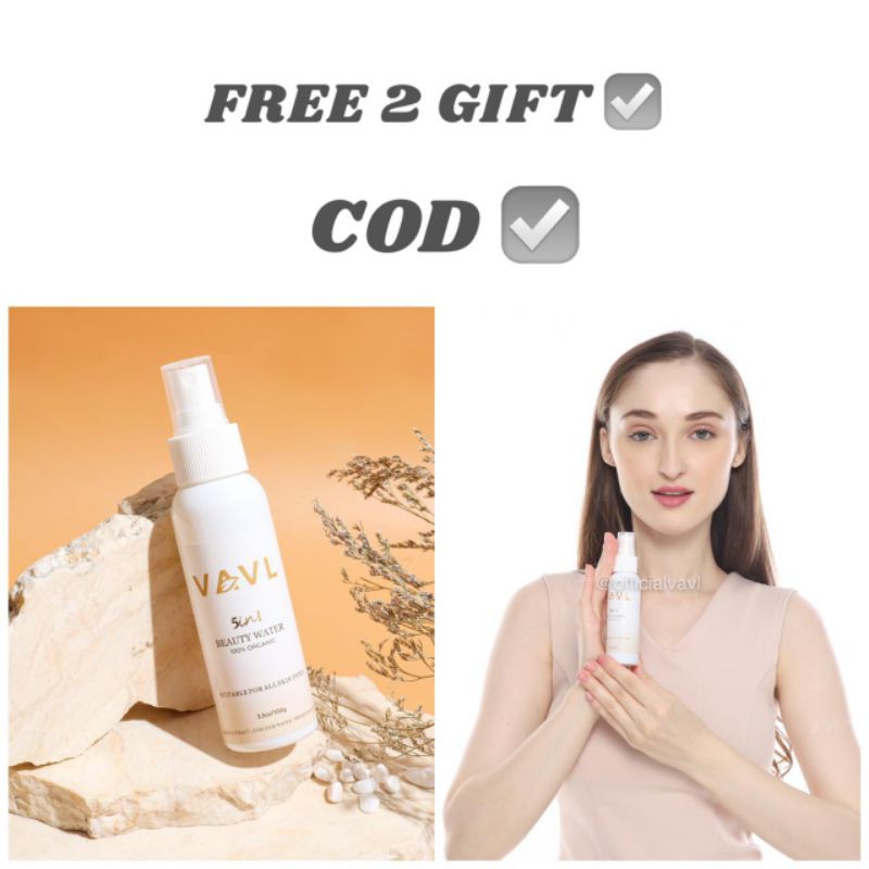VAVL BEAUTY WATER FREE 2 GIFT | FACE MIST SAFFRON | SKINCARE BPOM | FACEMIST BPOM