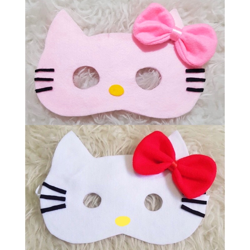 Topeng HelloKitty Pita Hello Kitty Bando HK Lovers Bando Hellokitty Cosplay Hellokitty Pink