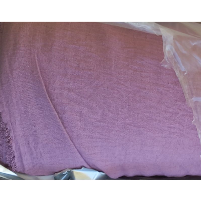 Pashmina Curve Crinkle Airflow 190x100 cm • Pashmina Curve Malay • Pasmina Curve Malaysia Jumbo Syari-Mauve