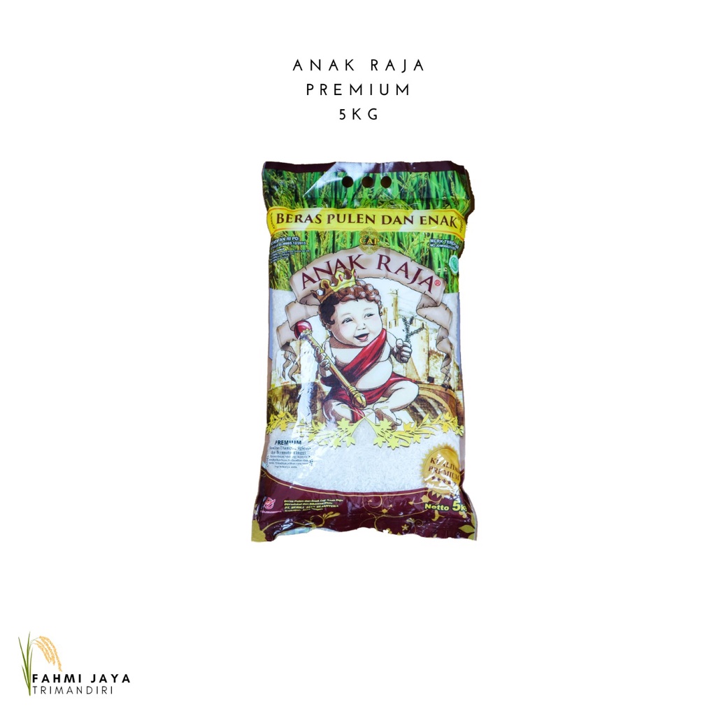 

BERAS PREMIUM ANAK RAJA KEMASAN 5KG