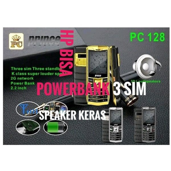 HP PRINCE PC128 OUTDOOR GUNUNG TIPIS bisa POWERBANK